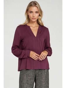 Nife Bluzka w kolorze fioletowym rozmiar: 40. Różowe bluzki Nife, bez wzorów, bez kołnierzyka, bez ramiączek. Za 139,20 zł.