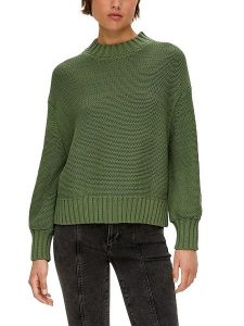 S.Oliver Sweter w kolorze zielonym rozmiar: 34. Zielone swetry oversize s.Oliver, s, bez wzorów, ze splotem, bez ramiączek. Za 92,21 zł.