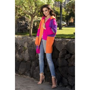 Unikalny sweter kardigan multikolor ls204. Kardigany marki LEMONIADE. W wyprzedaży za 119,00 zł.