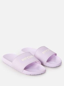 Rip Curl Klapki w kolorze lawendowym rozmiar: 36. Różowe klapki Rip Curl, bez wzorów, z otwartym noskiem, bez obcasa. Za 66,00 zł.