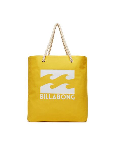 Billabong Torebka BLB-B-001-07 Żółty. Żółte shopper bag Billabong, bez wzorów, z materiału, bez dodatków. Za 99,99 zł.
