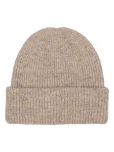 COLD Czapka beanie w kolorze beżowym rozmiar: onesize. Brązowe czapki COLD, bez wzorów, ze skóry. Za 74,46 zł.