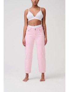 ITEM m6 Dżinsy - Comfort fit - w kolorze jasnoróżowym rozmiar: 34. Różowe jeansy ITEM m6, bez wzorów, z podwyższonym stanem. Za 263,53 zł.