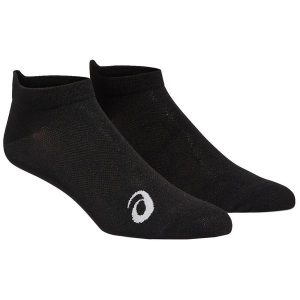 Skarpetki sportowe dla dorosłych ASICS Fast Single Tab Sock. Czarne skarpetki ASICS, bez wzorów, z elastanu. Za 39,99 zł.