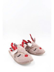 Confly Kapcie w kolorze jasnoróżowym rozmiar: 38-39. Różowe kapcie Confly, z aplikacjami. Za 26,13 zł.