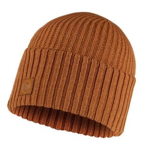 Czapka zimowa Knitted Rutger. Brązowe czapki Buff, bez wzorów, sportowe. Za 140,25 zł.