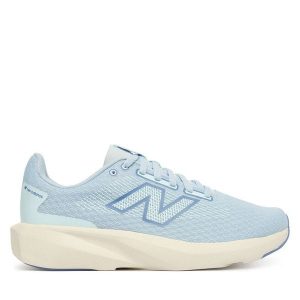 Buty do biegania New Balance. Niebieskie buty sportowe New Balance, bez wzorów, bez zapięcia, do biegania. Za 249,99 zł.