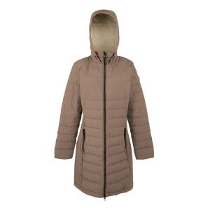 Kurtka Damska Andria Z Podszewką. Brązowe kurtki Regatta, bez wzorów, z puchu, bez kaptura. Za 327,99 zł.
