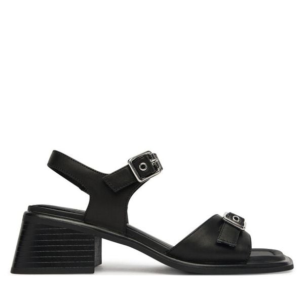 Sandały Vagabond Shoemakers. Czarne sandały Vagabond Shoemakers, bez wzorów, bez obcasa, na słupku, bez zapięcia. Za 539,99 zł.