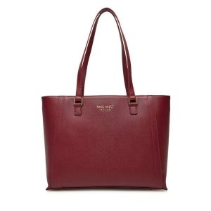 Torebka Nine West. Czerwone torebki klasyczne Nine West, bez wzorów, bez dodatków. Za 299,99 zł.