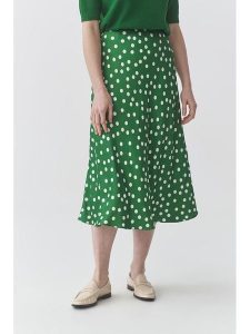 TATUUM Spódnica "Satini" w kolorze zielonym rozmiar: 34. Zielone spódnice Tatuum, na co dzień, bez wzorów, z wiskozy, midi. Za 165,71 zł.