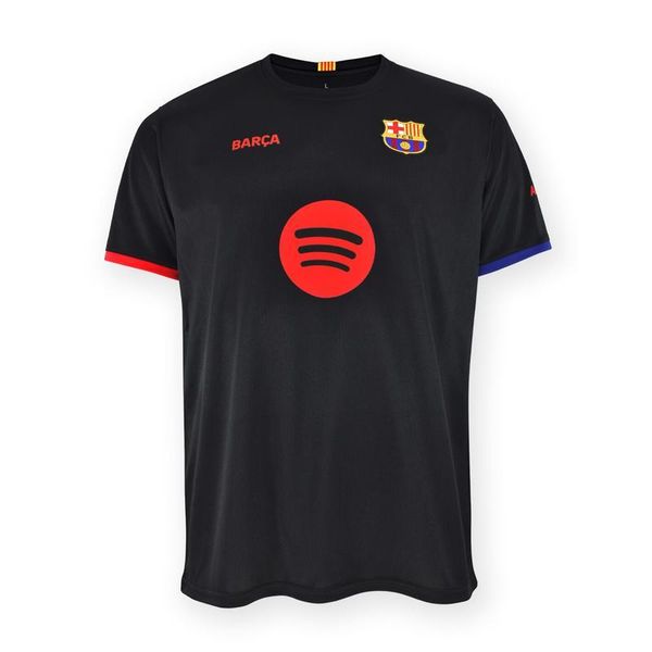 Koszulka kibica FC Barcelona 24-25 Premium Second Number, replika. Czarne bluzki FC BARCELONA, xl, bez wzorów, sportowe, bez kołnierzyka, bez ramiączek. W wyprzedaży za 238,59 zł.
