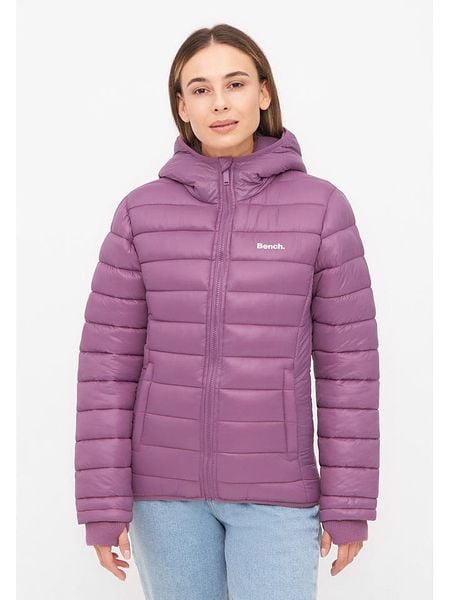 Bench Kurtka pikowana "Kara" w kolorze jagodowym rozmiar: 40. Różowe kurtki Bench, bez wzorów, bez kaptura. Za 260,99 zł.