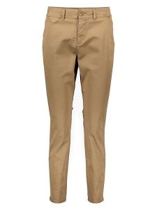 S.OLIVER RED LABEL Spodnie chino w kolorze jasnobrązowym rozmiar: 34/L30. Brązowe chinosy s.Oliver RED LABEL, bez wzorów. Za 65,85 zł.