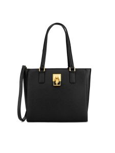 U.S. Polo Assn. Torebka BIUXT8485WVP Czarny. Czarne torebki klasyczne U.S. Polo Assn., bez wzorów, z tworzywa sztucznego, bez dodatków. Za 264,99 zł.