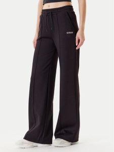Guess Spodnie dresowe V5YB03 KCX22 Czarny Regular Fit. Czarne spodnie dresowe Guess, m, z aplikacjami, z dresówki. Za 279,99 zł.