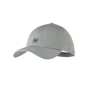 Czapka z daszkiem Buff Solid Zire. Szare czapki Buff, bez wzorów, z bawełny, klasyczne. Za 104,00 zł.