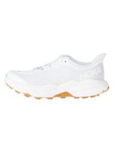 HOKA ONE ONE Buty "Speedgoat 5" w kolorze białym do biegania rozmiar: 38 2/3. Białe buty sportowe Hoka One One, bez wzorów, z materiału, bez zapięcia, do biegania. Za 349,44 zł.