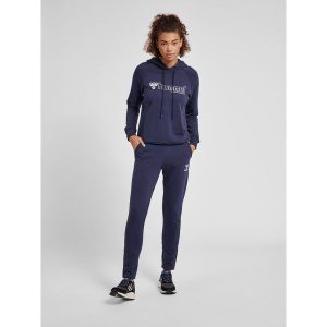 Damska bluza z kapturem Hummel Noni 2.0. Czarne bluzy Hummel, xl, bez wzorów, z bawełny, z kapturem. Za 200,50 zł.