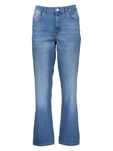 ONLY Dżinsy - Regular fit - w kolorze niebieskim rozmiar: 46/L30. Niebieskie jeansy ONLY, z aplikacjami, z bawełny, z podwyższonym stanem. Za 153,71 zł.