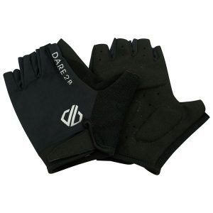 Rękawiczki kolarskie damskie Dare2B Pedal Out. Czarne rękawiczki Dare 2b, bez wzorów, z elastanu. Za 52,00 zł.