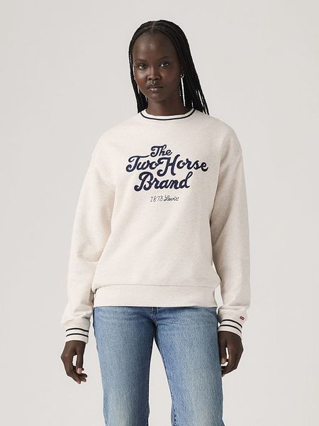 Levi's Bluza w kolorze kremowym rozmiar: L. Białe bluzy Levi's®, l, bez wzorów, z bawełny, bez kaptura. Za 119,40 zł.