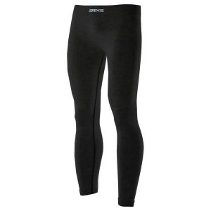 Legginsy Sixs PNXWB Merinos. Czarne legginsy SIXS, bez wzorów, ze skóry. Za 377,00 zł.