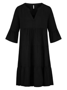 Sublevel Sukienka w kolorze czarnym rozmiar: XL. Czarne sukienki Sublevel, xl, bez wzorów, z wiskozy, bez kołnierzyka, bez ramiączek, midi. Za 113,99 zł.