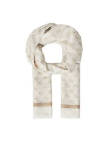Guess Szal AW5341 POL03 Beżowy. Brązowe rękawiczki Guess, z aplikacjami, z poliesteru. Za 199,99 zł.