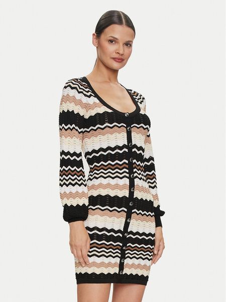 Guess Kardigan Virginia W4YK90 Z3GC0 Czarny Regular Fit. Czarne kardigany Guess, z syntetyku. Za 379,99 zł.