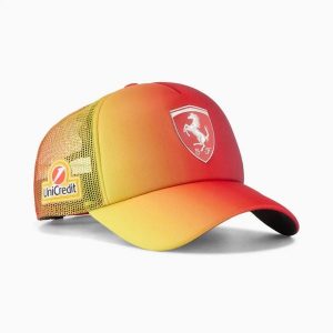 Czapka z daszkiem unisex Puma FERRARI wielokolorowa 02665701. Czapki Puma, bez wzorów, klasyczne. Za 129,94 zł.