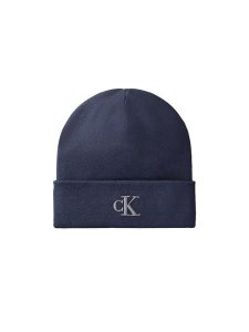 Calvin Klein Czapka Kobiety niebieski, ONE SIZE. Niebieskie czapki Calvin Klein, bez wzorów, z wiskozy, eleganckie. Za 129,95 zł.