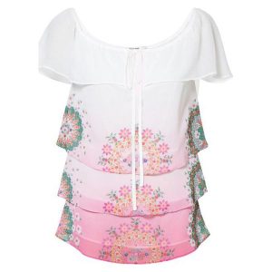 Desigual Bluzka Damska Blus Alyssa S Biały. Bluzki marki Desigual. Za 249,00 zł.