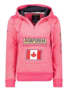 ANAPURNA Bluza "Gymcoeurana" w kolorze różowym rozmiar: L. Różowe bluzy ANAPURNA, l, bez wzorów, z bawełny, z kapturem. Za 118,56 zł.