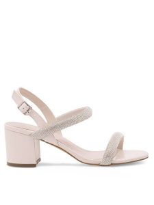 Jenny Fairy Sandały WS5744-01 Beżowy. Brązowe sandały Jenny Fairy, bez wzorów, z syntetyku, bez obcasa, na słupku, bez zapięcia. Za 129,99 zł.