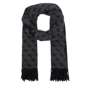 Szalik Guess. Szare szaliki Guess, z aplikacjami. Za 234,99 zł.