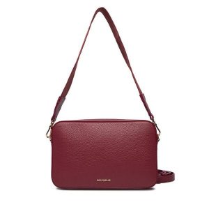 Torebka Coccinelle. Czerwone torebki klasyczne Coccinelle, bez wzorów, bez dodatków. Za 659,99 zł.