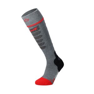 Skarpety narciarskie podgrzewane Lenz Heat Sock 5.1 Toe Cap Slim Fit. Czerwone skarpetki LENZ, bez wzorów. Za 329,99 zł.