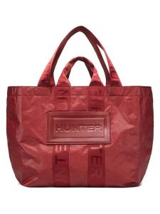 Hunter Shopper bag w kolorze czerwonym - 67 x 41 x 15 cm rozmiar: onesize. Czerwone shopper bag Hunter, bez wzorów, z materiału, na ramię, bez dodatków. Za 130,99 zł.