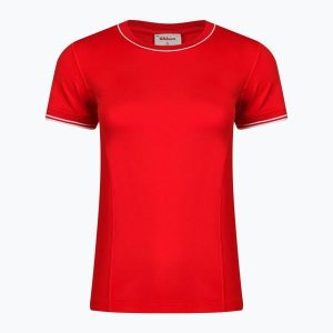 Koszulka damska Wilson Team Seamless. Białe koszulki sportowe Wilson, bez wzorów, bez ramiączek. Za 189,99 zł.