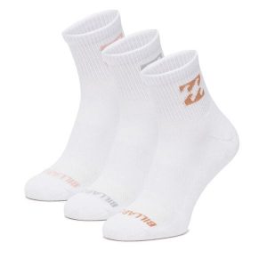 Skarpety długie Billabong. Białe skarpetki Billabong, bez wzorów. Za 34,99 zł.