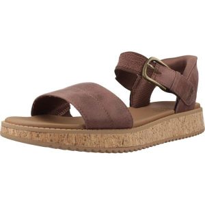 Sandały SKECHERS BOBS SUN VIBE BE CORKY Brązowy. Brązowe sandały Skechers, bez wzorów, z syntetyku, bez obcasa, bez zapięcia. Za 263,99 zł.