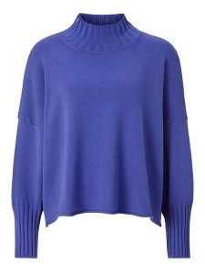 Rich & Royal Sweter w kolorze niebieskim rozmiar: XS. Niebieskie swetry oversize Rich & Royal, xs, bez wzorów, bez ramiączek. Za 171,28 zł.