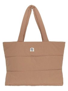 MOSS COPENHAGEN Shopper bag "Sasja Icon" w kolorze jasnobrązowym - 54 x 32 x 21 cm rozmiar: onesize. Brązowe shopper bag Moss Copenhagen, bez wzorów, z materiału, na ramię, bez dodatków. Za 162,49 zł.