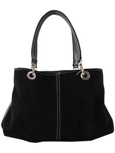 ORE10 Skórzana torebka w kolorze czarnym - 32 x 20 x 14 cm rozmiar: onesize. Czarne torebki klasyczne ORE10, bez wzorów, z materiału, bez dodatków. Za 156,98 zł.