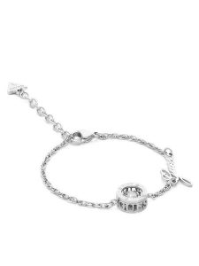 Guess Bransoletka JUBB01 462JW Srebrny. Szare bransoletki Guess, srebrne. Za 129,99 zł.