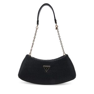 Torebka Guess. Czarne listonoszki Guess, z aplikacjami, bez dodatków. Za 379,99 zł.