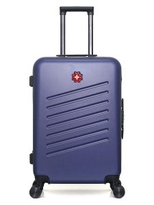 SWISS KOPPER Walizka "Zurich" w kolorze granatowym - 41 x 65 x 26 cm rozmiar: onesize. Niebieskie walizki SWISS KOPPER, bez wzorów, z materiału. Za 173,99 zł.