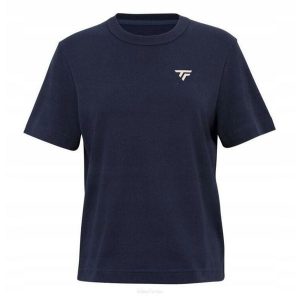 Koszulka tenisowa damska Tecnifibre Graphic Tee 2025. Niebieskie bluzki TECNIFIBRE, l, bez wzorów, sportowe, bez kołnierzyka, bez ramiączek. Za 145,99 zł.