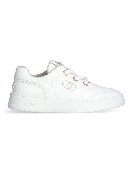 Liu Jo Skórzane sneakersy w kolorze białym rozmiar: 41. Białe trampki Liu Jo, bez wzorów, bez zapięcia. Za 316,99 zł.
